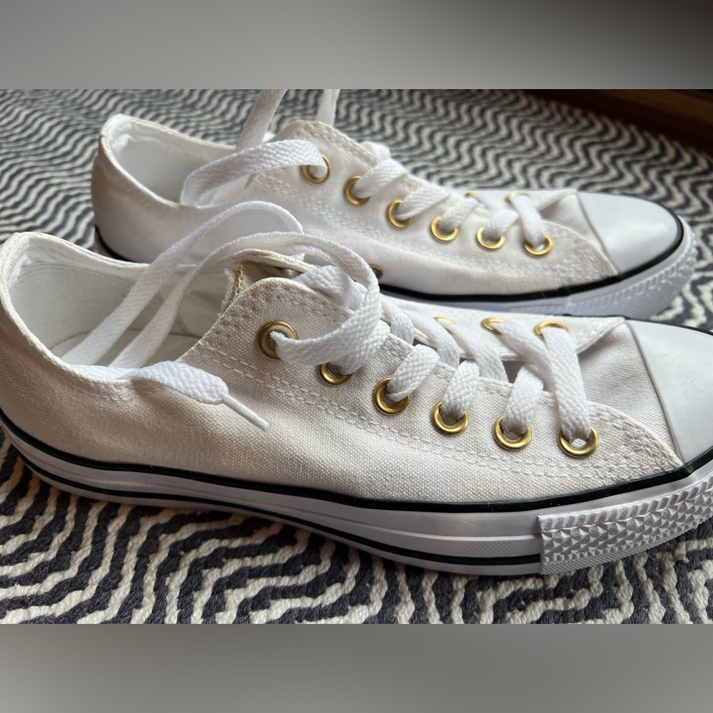 Classic White Converse Canvas Sneakers